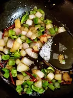 Make Onion fried liver step 5