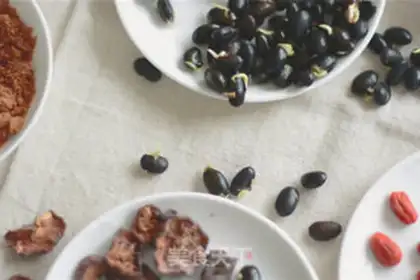 Make Black bean sip step 1