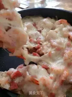 Make Shrimp toast pizza step 4