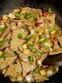 Make Onion fried liver step 6