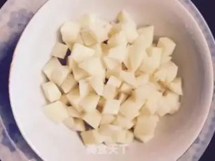 Make Potato rice step 1