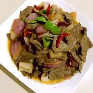 Make Onion fried liver step 8