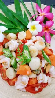 Make South-East Asia Seafood Fruit Salad step 0