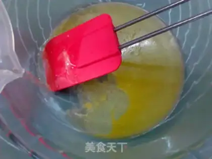 Make Cream Karsda Puff Circle step 1