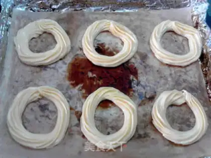 Make Cream Karsda Puff Circle step 8