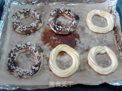 Make Cream Karsda Puff Circle step 9
