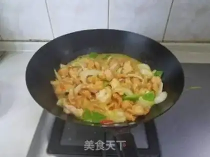 Make Thai curry shrimp step 5