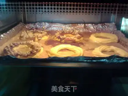 Make Cream Karsda Puff Circle step 10