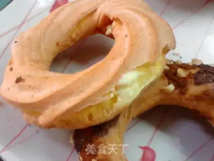 Make Cream Karsda Puff Circle step 12