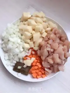 Make Curry chicken step 1