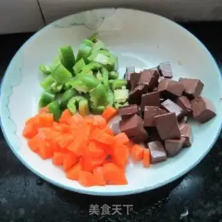 Make Carrot pepper and pig blood step 0