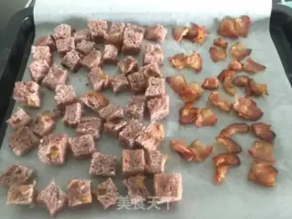 Make Bacon salad step 3