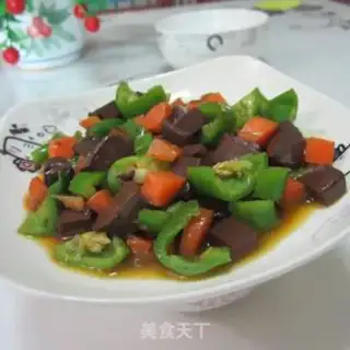 Make Carrot pepper and pig blood step 8
