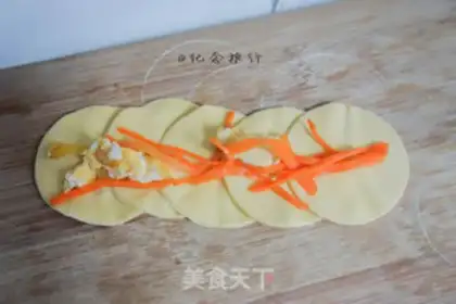 Make Double rose dumplings step 11