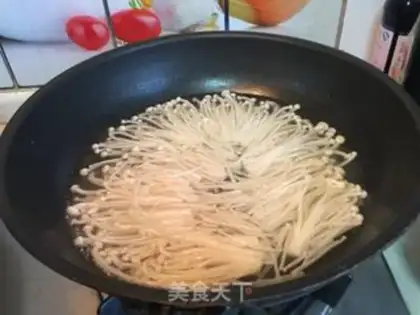 Make Blue mustard needle mushrooms step 5