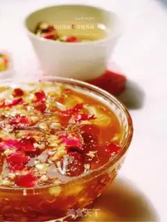 Make Rose ice powder step 11