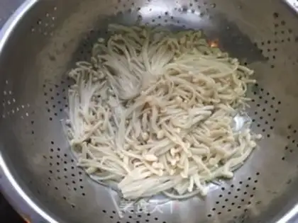 Make Blue mustard needle mushrooms step 6