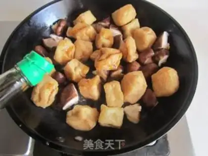 Make Muscle mushroom tofu step 3