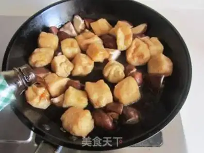 Make Muscle mushroom tofu step 4