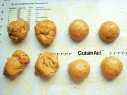 Make No red sugar buns step 7