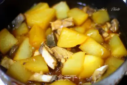 Make A white radish step 4