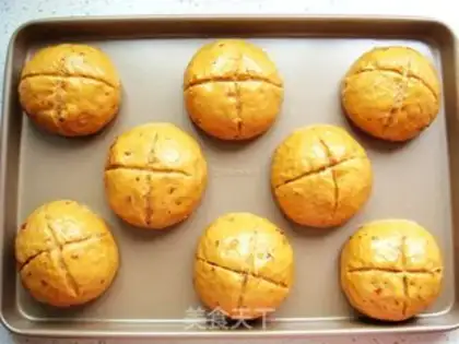 Make No red sugar buns step 10
