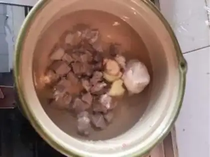Make Old yogurt noodles step 1