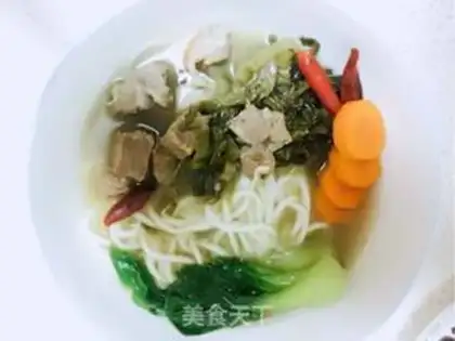 Make Old yogurt noodles step 7