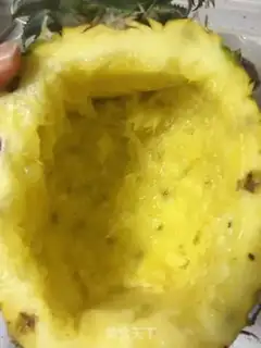 Make Pineapple rice step 2