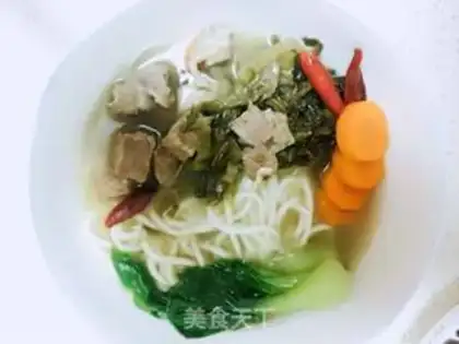 Make Old yogurt noodles step 8