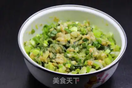 Make Spinach dumplings step 1
