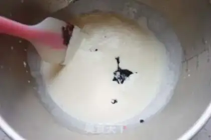 Make Blueberry ice cream step 5