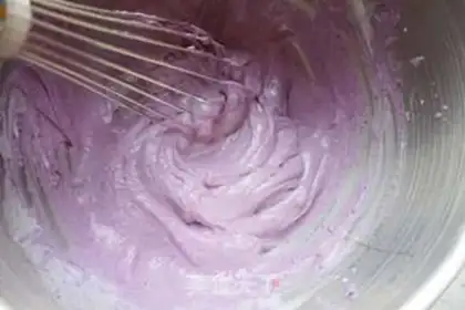 Make Blueberry ice cream step 6