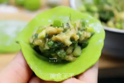 Make Spinach dumplings step 7
