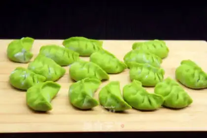 Make Spinach dumplings step 8