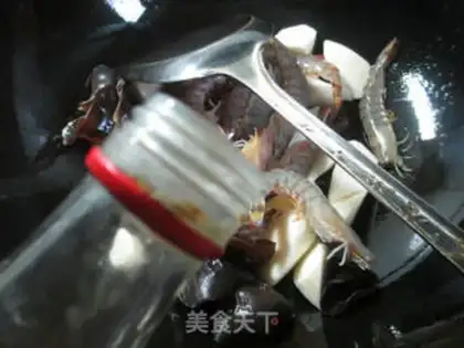 Make Black-mucked prawn step 4