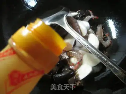 Make Black-mucked prawn step 7