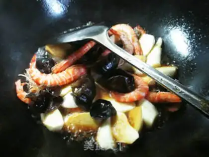 Make Black-mucked prawn step 10