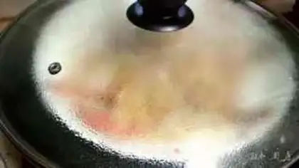 Make Garlic fan shrimp step 14