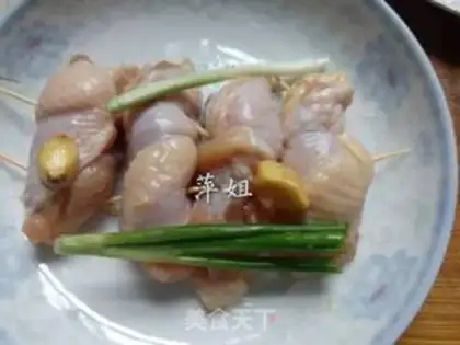Make Spicy saliva chicken step 3