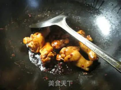 Make The sprouts boil chicken wings step 4