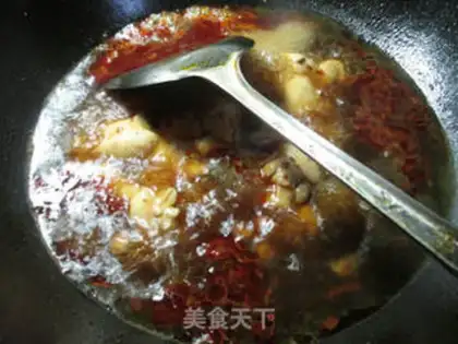 Make The sprouts boil chicken wings step 5