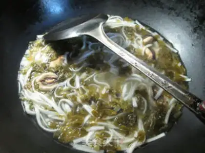 Make Snow pickle noodles step 6
