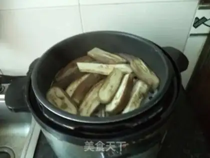 Make Fresh red pepper with a steamed eggplant step 8