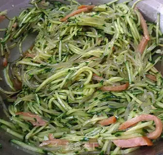 Make Fan cucumber step 5