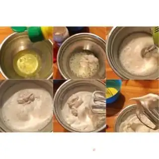Make Caramel cake rolls of marshmallows step 6