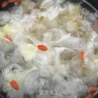 Make Peach soap horns, silver spoons step 5