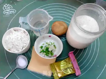 Make A fermented potato cheese onion bread step 0