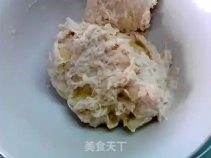 Make A fermented potato cheese onion bread step 4