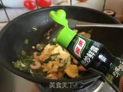 Make Shrimp fried eggs step 8